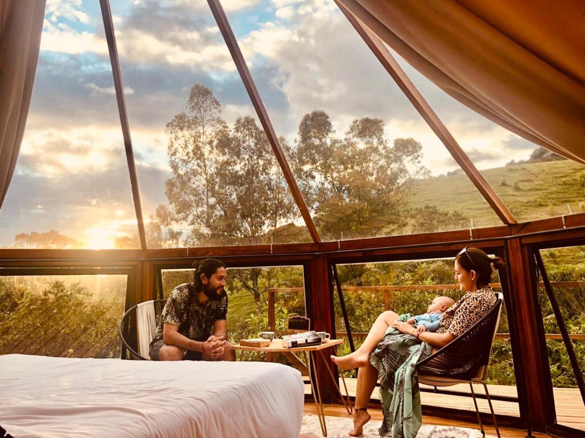 萨兰托Glamping Lumbre别墅 外观 照片