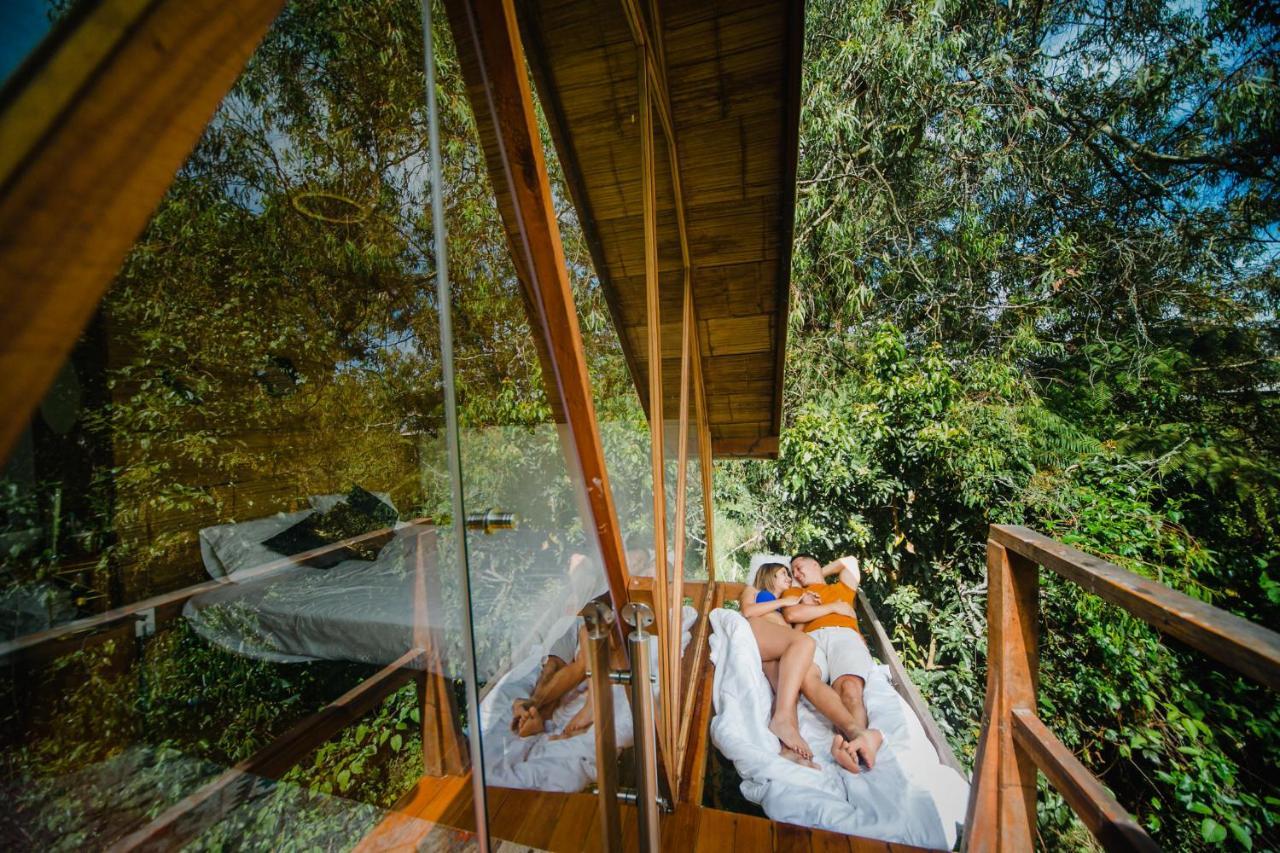 萨兰托Glamping Lumbre别墅 外观 照片