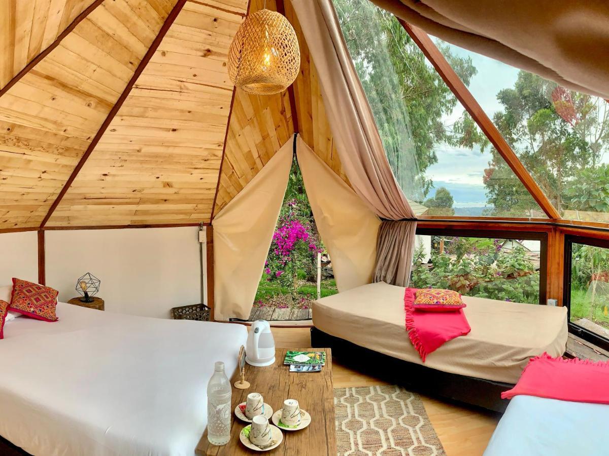 萨兰托Glamping Lumbre别墅 外观 照片
