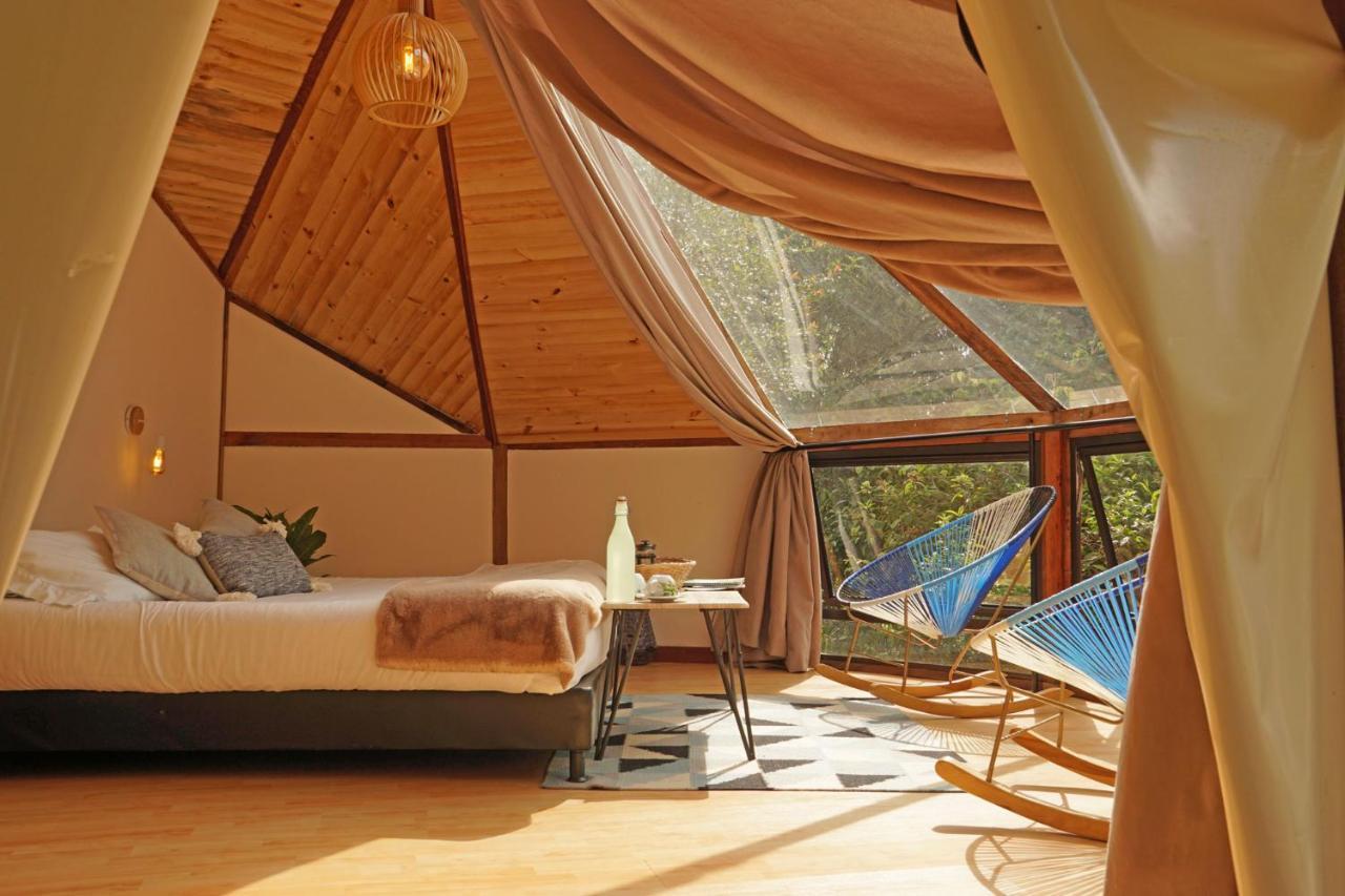 萨兰托Glamping Lumbre别墅 外观 照片