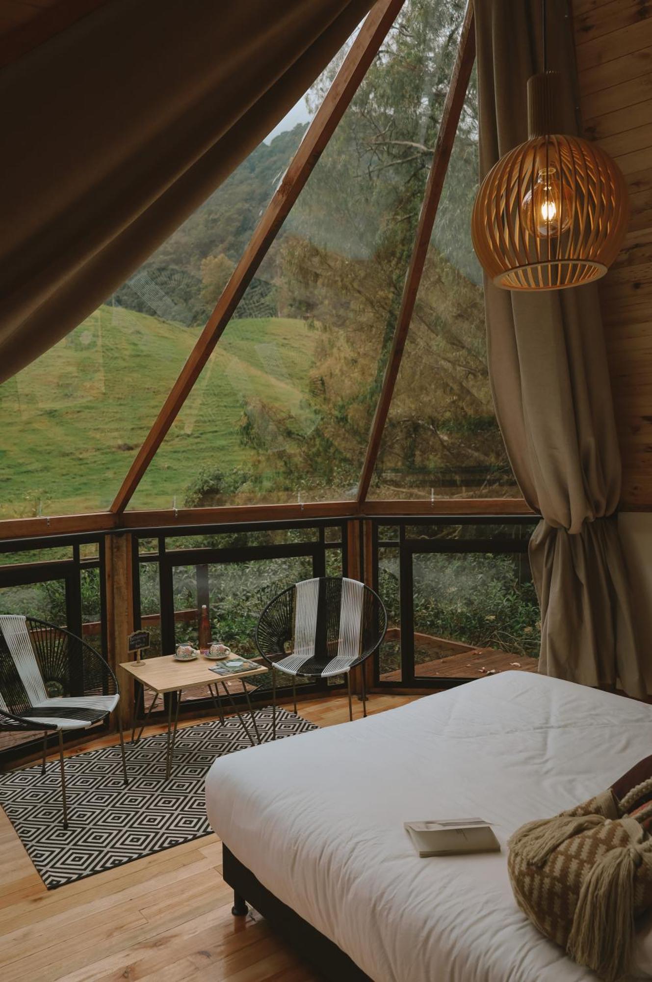 萨兰托Glamping Lumbre别墅 外观 照片