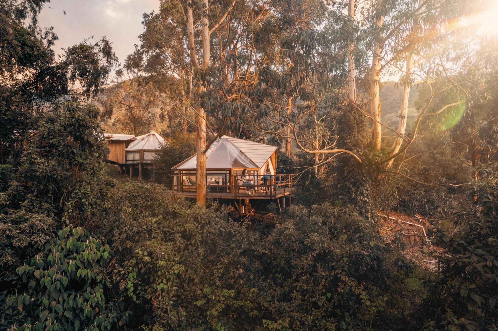 萨兰托Glamping Lumbre别墅 外观 照片