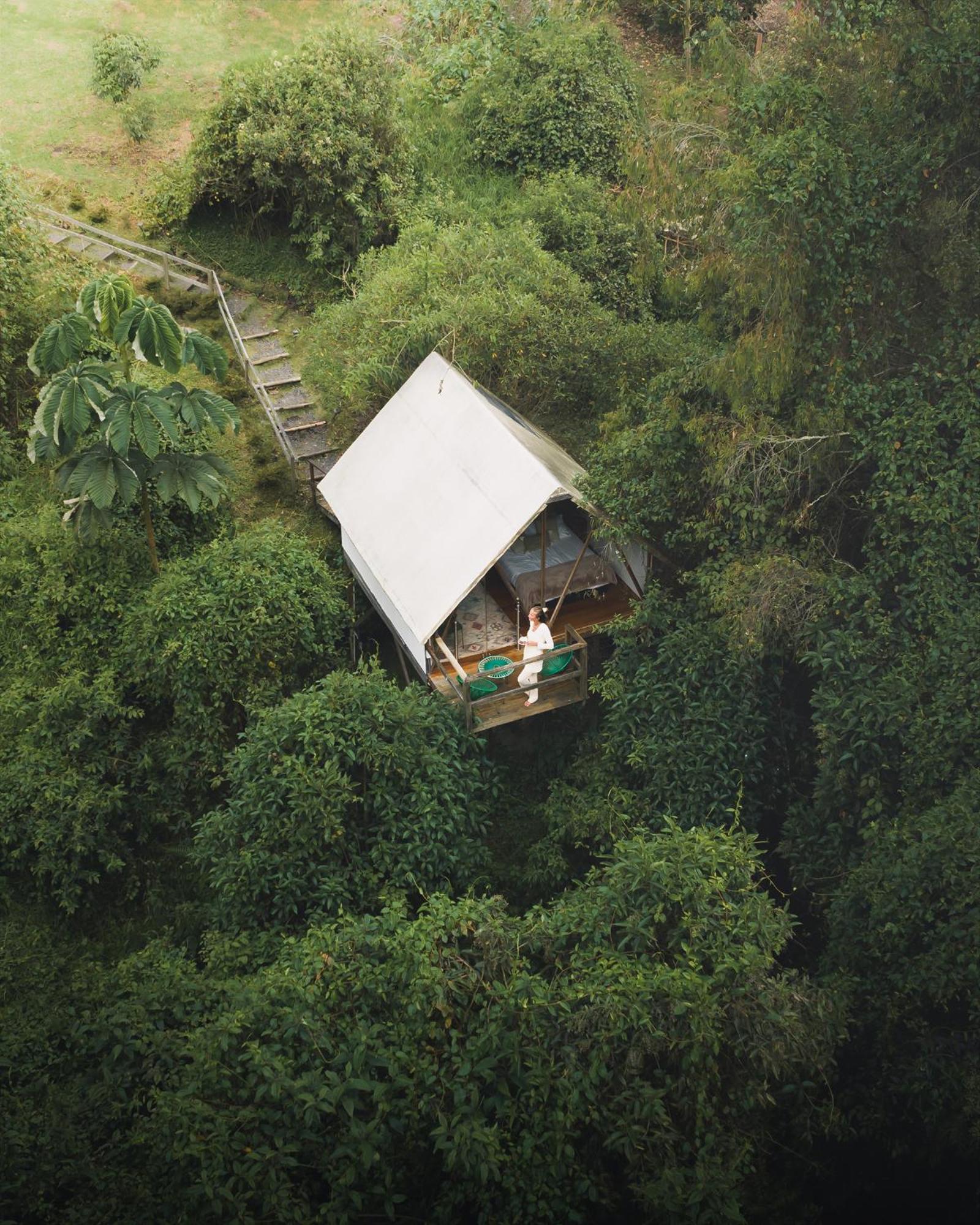 萨兰托Glamping Lumbre别墅 外观 照片