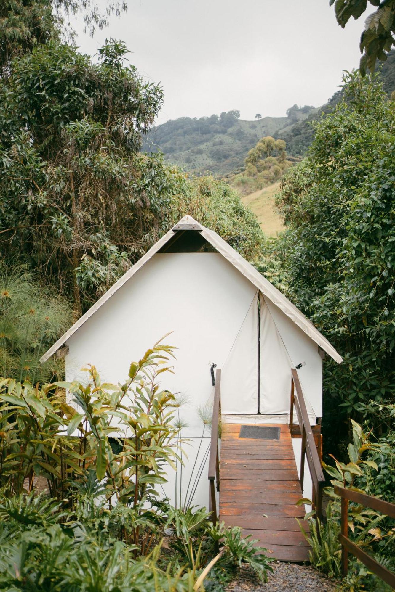 萨兰托Glamping Lumbre别墅 外观 照片