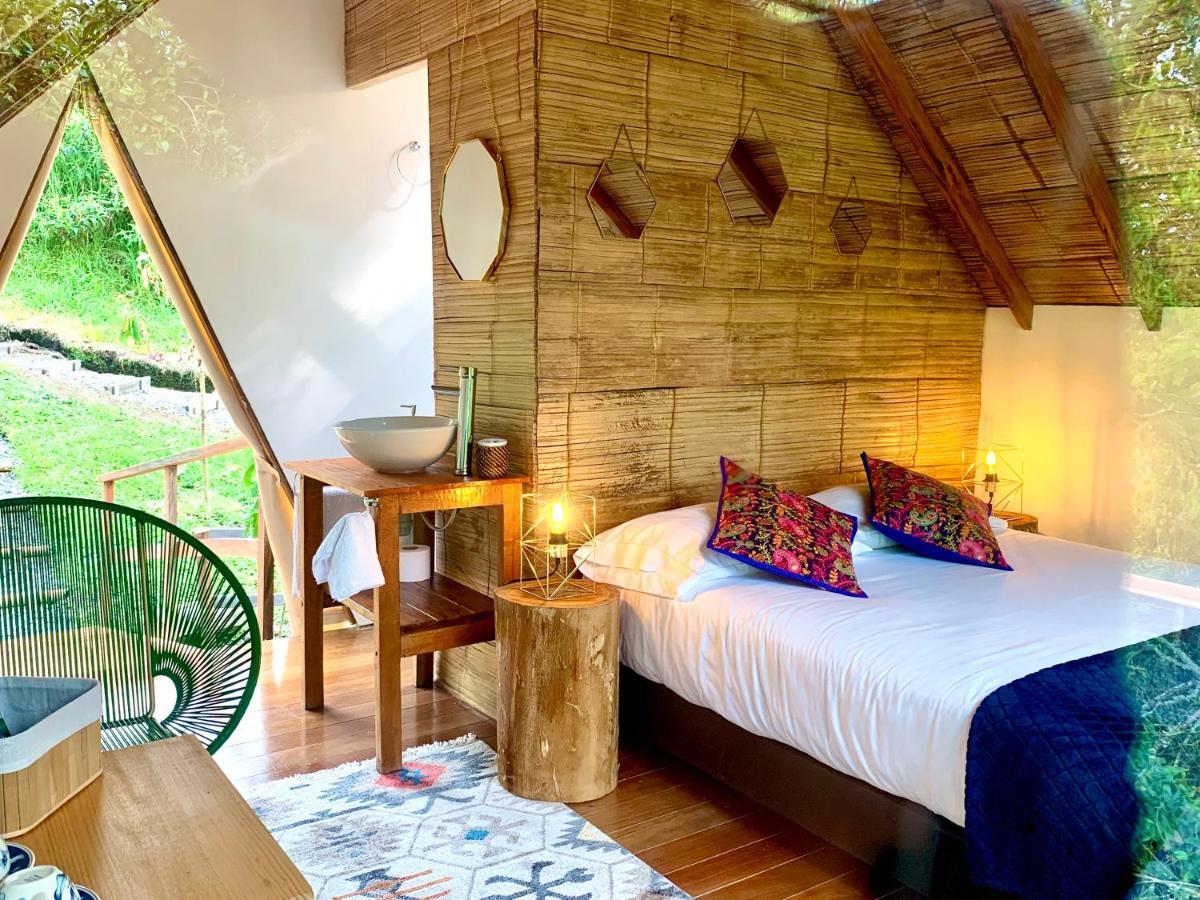 萨兰托Glamping Lumbre别墅 外观 照片
