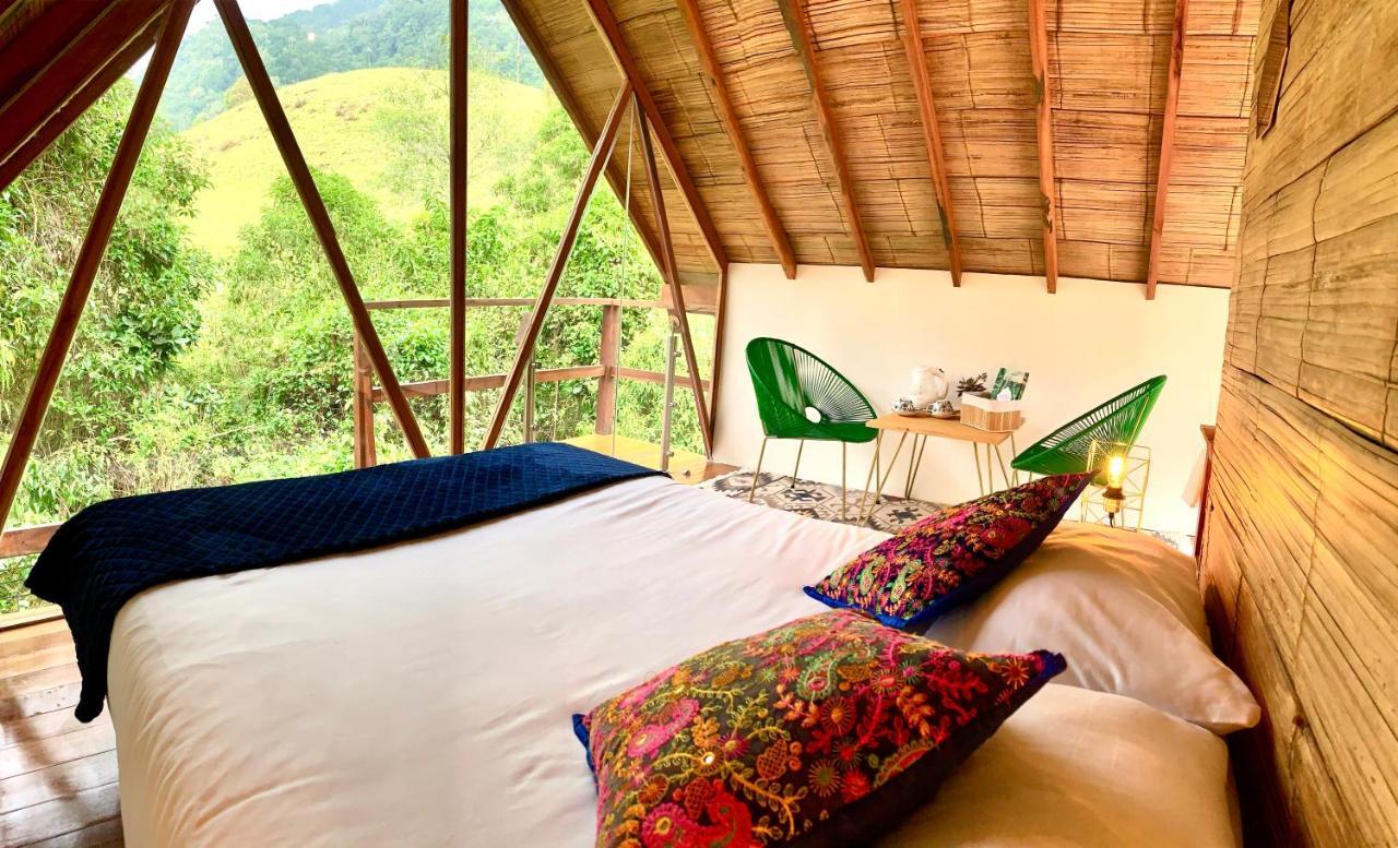 萨兰托Glamping Lumbre别墅 外观 照片