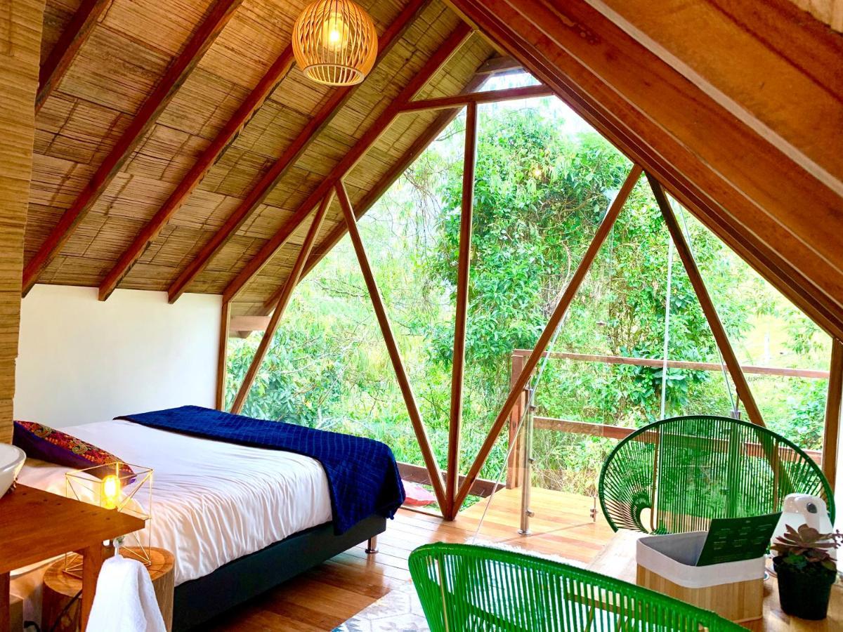 萨兰托Glamping Lumbre别墅 外观 照片
